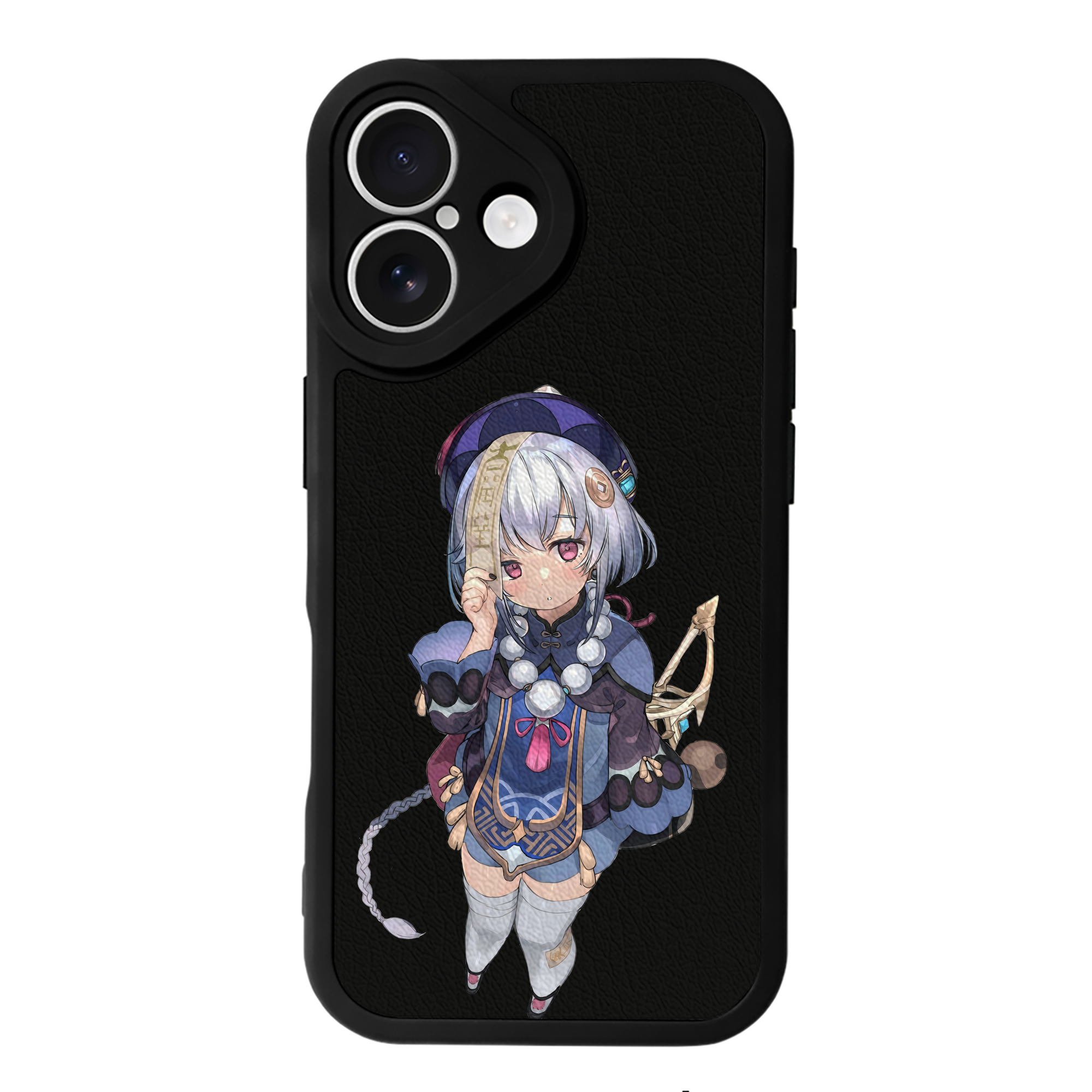 げんし神 七七 なな  genshin Nana 【iPhone 16シリーズ対応】シリコンスマホケース（レザー調） 材質：シリコン